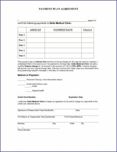 Free Car Payment Agreement Template