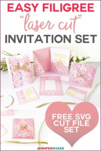 Free Laser Cut Wedding Invitation Svg