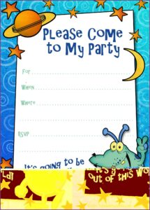 Free Printable Boy Birthday Invitation Templates