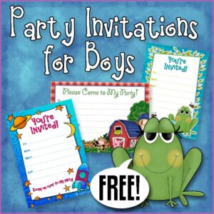 Free Printable Boy Birthday Invitations