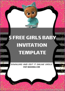Free Printable Little Girl Birthday Invitations