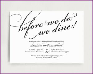 Free Printable Rehearsal Dinner Invitation Template