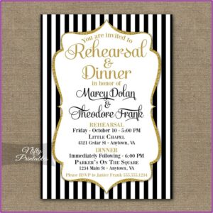 Free Printable Rehearsal Dinner Invitations