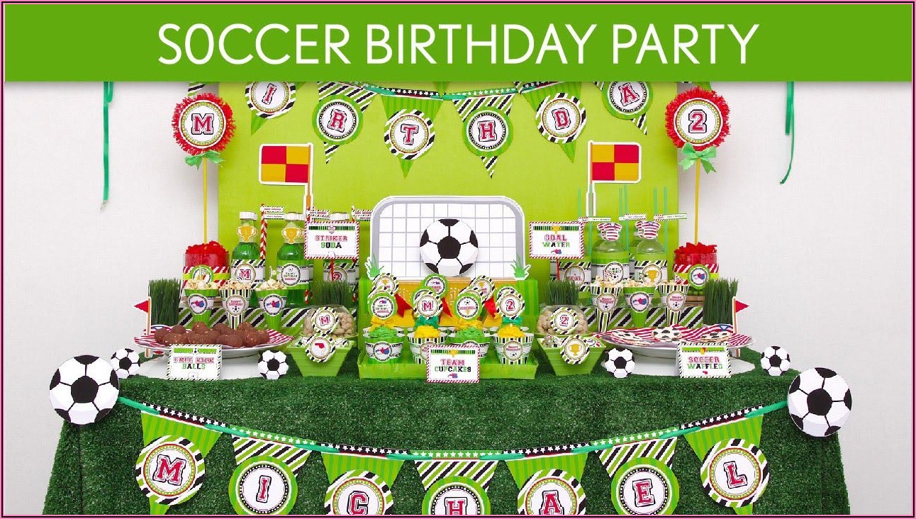 Free Printable Soccer Birthday Party Invitations