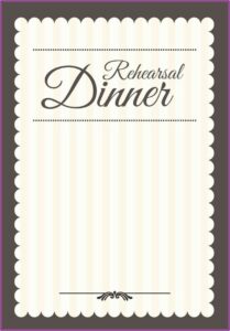 Free Rehearsal Dinner Invitation Template