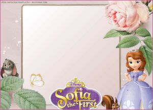 Free Sofia The First Birthday Invitation Templates