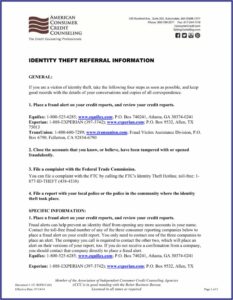 Ftc Id Theft Affidavit Form