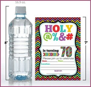 Funny 70th Birthday Party Invitations