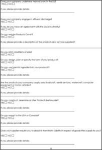 General Liability Insurance Application Form