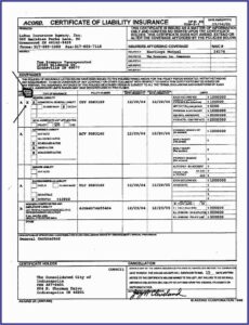 General Liability Insurance Claim Form