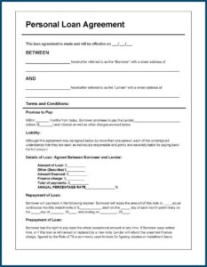 Hand Loan Agreement Format Pdf