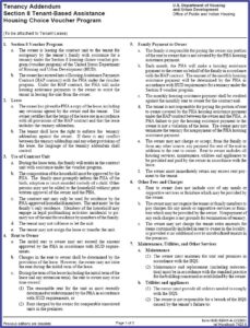Hud Section 8 Rental Application Form
