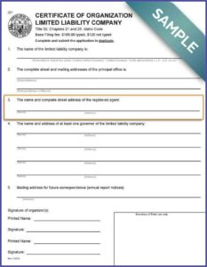 Idaho Secretary Of State Llc Forms