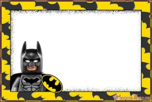 Invitation Card Batman Design