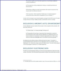 Iso General Liability Policy Form 2013