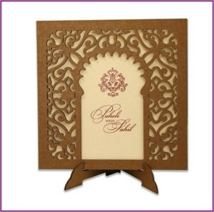 Laser Cut Wedding Cards Online India