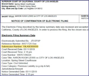 Los Angeles County Court E Filing