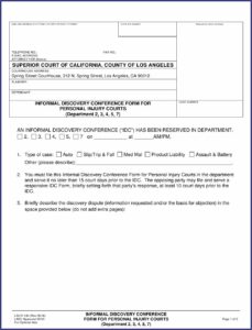 Los Angeles County Court Forms