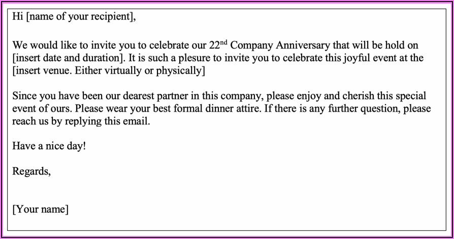 Lunch Invitation Message For Employees