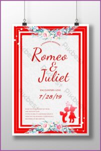 Marriage Invitation Card Template Free Download