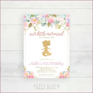 Mermaid Birthday Invite Template