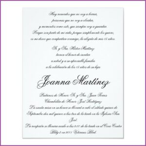 Mexican Quinceanera Invitations In Spanish