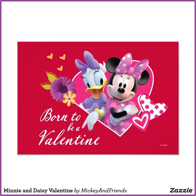 Minnie And Daisy Birthday Invitations