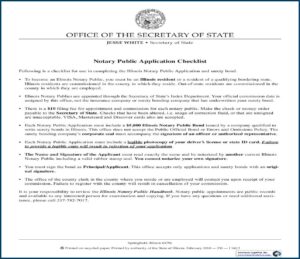 Notary Public Application Form