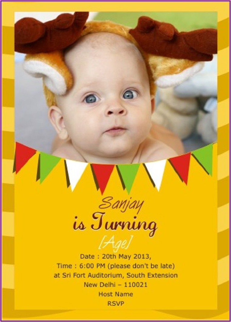 Online Birthday Invitation Card Maker Free India