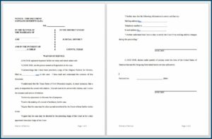 Original Petition For Divorce Form Texas