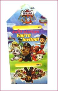 Paw Patrol Invitation Card Online