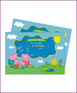 Peppa Pig Invitations Online