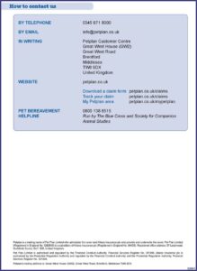 Pet Plan Claim Forms