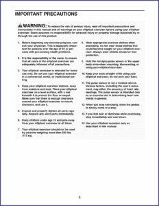 Proform Xp 420 Razor Elliptical Weight Limit