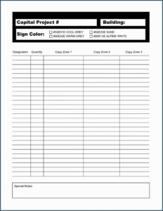 Rfi Form Template