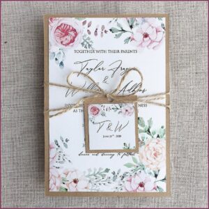 Rustic Spring Wedding Invitations