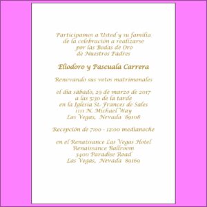 Spanish Wedding Invitation Templates Free