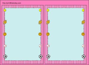 Sports Invitations Templates Free