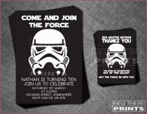 Star Wars Invitations Online