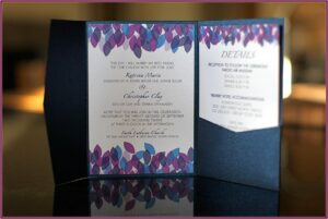 Teal And Grey Wedding Invitations