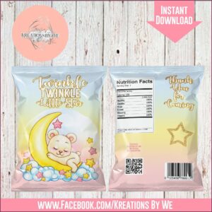Twinkle Twinkle Little Star 1st Birthday Party Favors