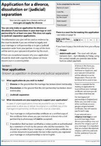 Where Can I Get A Divorce Application Form