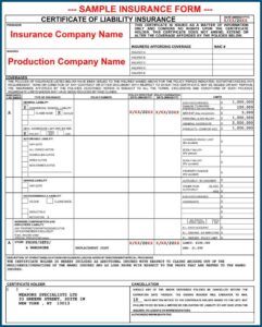 Acord 25 Insurance Form