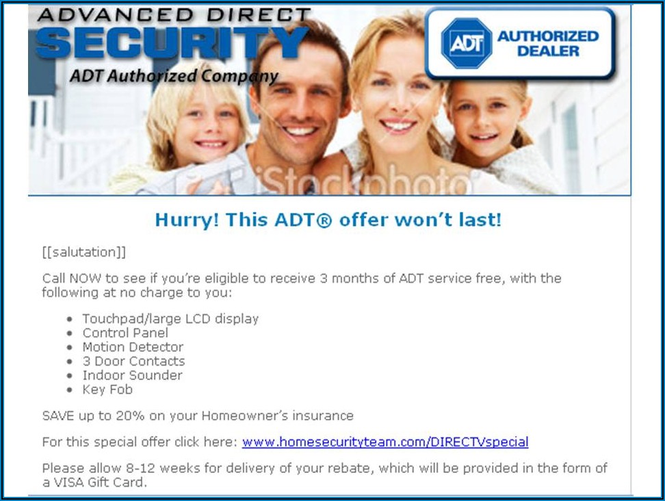 Adt Rebate Form