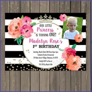 African American Ballerina Birthday Invitations