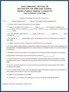 Application Form For Divorce In South Africa