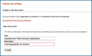 Application Form For Divorce Nsw