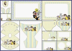 Baby Looney Tunes Invitations