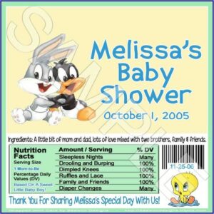Baby Looney Tunes Invitations Free
