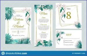 Background Wedding Invitation Card Design